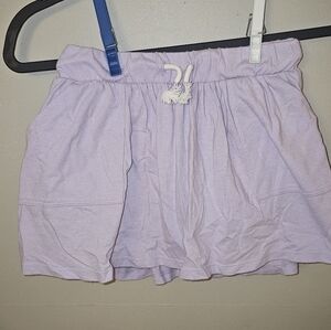 Purple Casual Skort